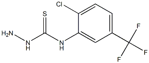 N1-[2-chloro-5-(trifluoromethyl)phenyl]hydrazine-1-carbothioamide Struktur