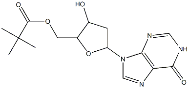 [3-hydroxy-5-(6-oxo-6,9-dihydro-1H-purin-9-yl)tetrahydrofuran-2-yl]methyl pivalate