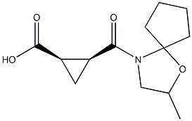  (1R,2S)-2-[(2-methyl-1-oxa-4-azaspiro[4.4]non-4-yl)carbonyl]cyclopropanecarboxylic acid