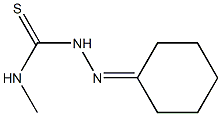 N1-methyl-2-cyclohexylidenhydrazine-1-carbothioamide,,结构式