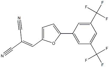 2-({5-[3,5-di(trifluoromethyl)phenyl]-2-furyl}methylidene)malononitrile