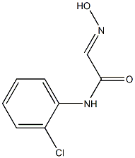 N1-(2-chlorophenyl)-2-hydroxyiminoacetamide,,结构式