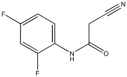 N1-(2,4-difluorophenyl)-2-cyanoacetamide Structure