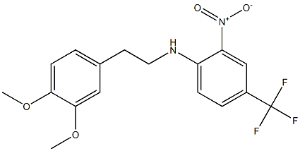  N1-(3,4-dimethoxyphenethyl)-2-nitro-4-(trifluoromethyl)aniline