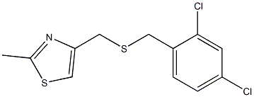 4-{[(2,4-dichlorobenzyl)thio]methyl}-2-methyl-1,3-thiazole|