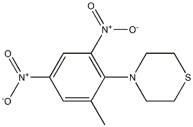 4-(2-methyl-4,6-dinitrophenyl)thiomorpholine Structure