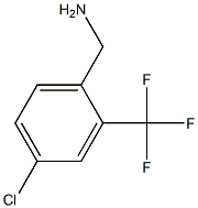 (4-chloro-2-(trifluoromethyl)phenyl)methanamine,,结构式