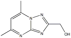 (5,7-dimethyl-[1,2,4]triazolo[1,5-a]pyrimidin-2-yl)methanol 结构式