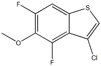 3-chloro-4,6-difluoro-5-methoxybenzo[b]thiophene|