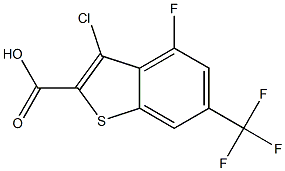  3-chloro-4-fluoro-6-(trifluoromethyl)benzo[b]thiophene-2-carboxylic acid