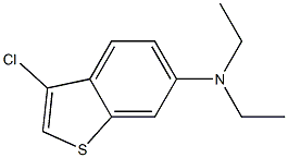 3-chloro-N,N-diethylbenzo[b]thiophen-6-amine 化学構造式