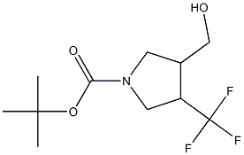 3-Hydroxymethyl-4-trifluoromethyl-pyrrolidine-1-carboxylic acid tert-butyl ester|