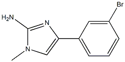 4-(3-bromophenyl)-1-methyl-1H-imidazol-2-amine Struktur