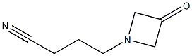 4-(3-oxoazetidin-1-yl)butanenitrile Structure