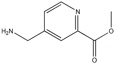 4-Aminomethyl-pyridine-2-carboxylic acid methyl ester Structure