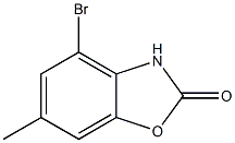 4-bromo-6-methylbenzo[d]oxazol-2(3H)-one 化学構造式
