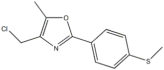  4-CHLOROMETHYL-5-METHYL-2-(4-METHYLSULFANYL-PHENYL)-OXAZOLE