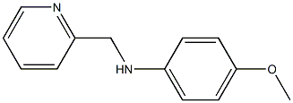 4-methoxy-N-((pyridin-2-yl)methyl)benzenamine,,结构式