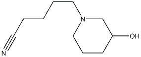 5-(3-hydroxypiperidin-1-yl)pentanenitrile|