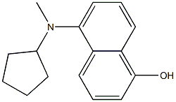 5-(cyclopentylmethylamino)naphthalen-1-ol Structure