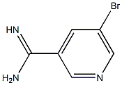 5-bromopyridine-3-carboxamidine 化学構造式