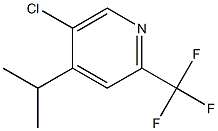 5-Chloro-4-isopropyl-2-trifluoromethyl-pyridine,,结构式