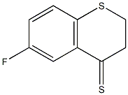 6-fluoro-2,3-dihydrothiochromene-4-thione 结构式
