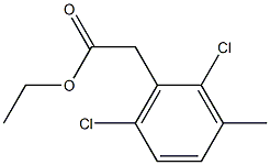 ethyl 2-(2,6-dichloro-3-methylphenyl)acetate Structure