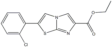 ethyl 2-(2-chlorophenyl)imidazo[2,1-b]thiazole-6-carboxylate Structure