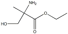 ethyl 2-amino-3-hydroxy-2-methylpropanoate 结构式