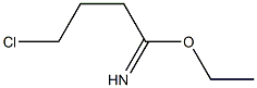ethyl 4-chlorobutyrimidate 结构式