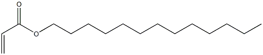 Tridecyl acrylate Structure