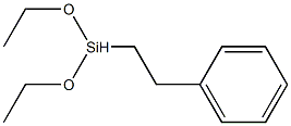 diethoxy(phenethyl)silane Structure