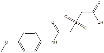  ({2-[(4-methoxyphenyl)amino]-2-oxoethyl}sulfonyl)acetic acid