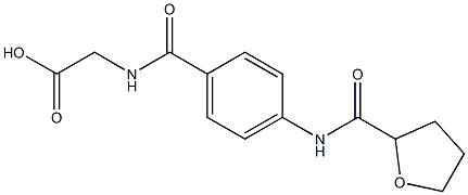  ({4-[(tetrahydrofuran-2-ylcarbonyl)amino]benzoyl}amino)acetic acid