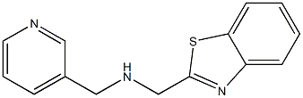 (1,3-benzothiazol-2-ylmethyl)(pyridin-3-ylmethyl)amine