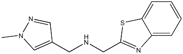 (1,3-benzothiazol-2-ylmethyl)[(1-methyl-1H-pyrazol-4-yl)methyl]amine