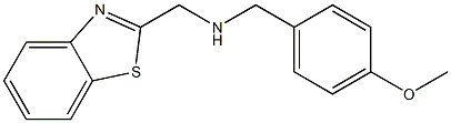 (1,3-benzothiazol-2-ylmethyl)[(4-methoxyphenyl)methyl]amine