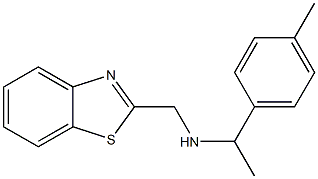  (1,3-benzothiazol-2-ylmethyl)[1-(4-methylphenyl)ethyl]amine