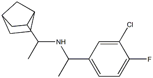 (1-{bicyclo[2.2.1]heptan-2-yl}ethyl)[1-(3-chloro-4-fluorophenyl)ethyl]amine
