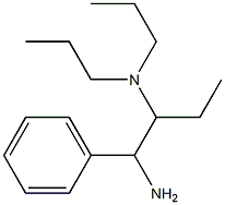 (1-amino-1-phenylbutan-2-yl)dipropylamine Struktur