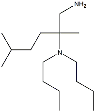(1-amino-2,5-dimethylhexan-2-yl)dibutylamine Structure