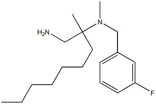 (1-amino-2-methylnonan-2-yl)[(3-fluorophenyl)methyl]methylamine