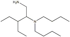 (1-amino-3-ethylpentan-2-yl)dibutylamine Struktur