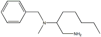 (1-aminoheptan-2-yl)(benzyl)methylamine Structure