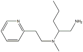 (1-aminopentan-2-yl)(methyl)[2-(pyridin-2-yl)ethyl]amine Structure