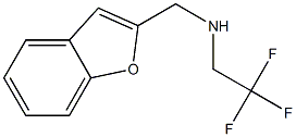 (1-benzofuran-2-ylmethyl)(2,2,2-trifluoroethyl)amine,,结构式