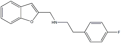 (1-benzofuran-2-ylmethyl)[2-(4-fluorophenyl)ethyl]amine,,结构式