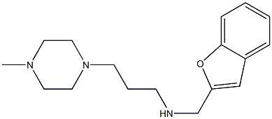 (1-benzofuran-2-ylmethyl)[3-(4-methylpiperazin-1-yl)propyl]amine