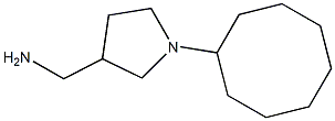 (1-cyclooctylpyrrolidin-3-yl)methylamine Structure